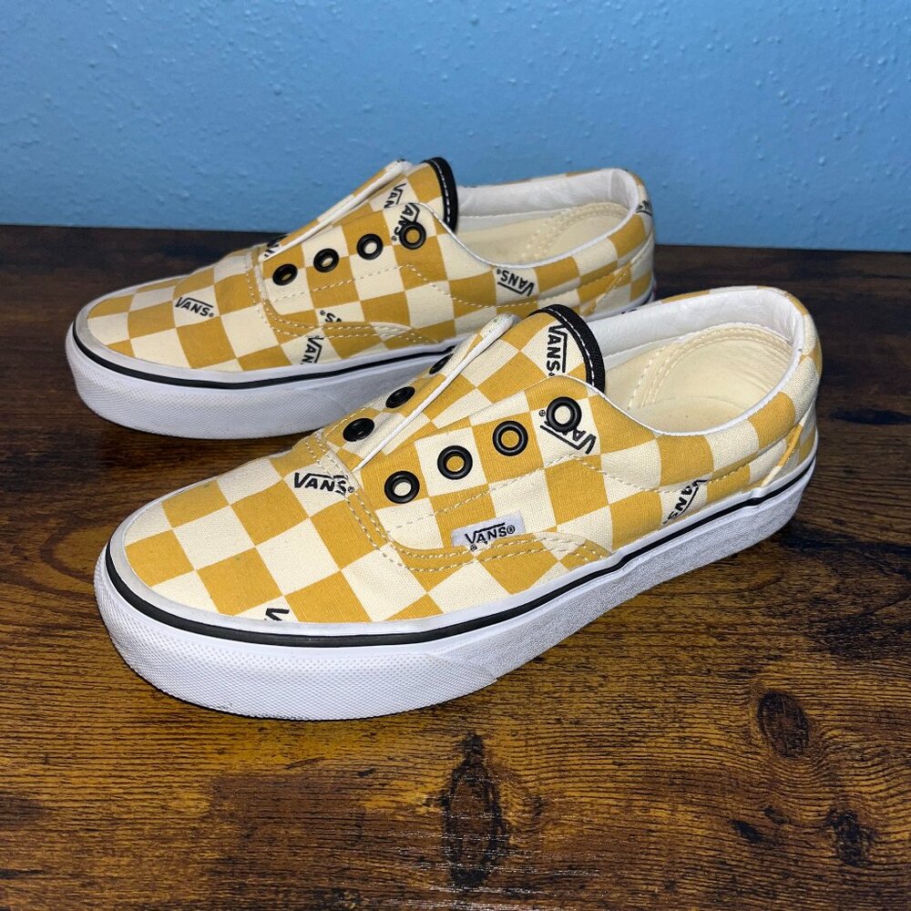 VANS 751505 Old Skool Checkerboard Sneakers US SIZE MEN'S 4.0/WOMEN'S 5.5
